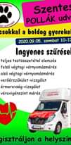 A képen a következők lehetnek: , szöveg, amely így szól: „KÓBOR BORMANCSOK MANCSOK Szentes MENTESEERT ALAPITVANY POLLÁK udvara Mancsokkal a boldog gyerekekért! 2020.09.05 szombat 10-17 óráig Ingyenes szűrések! teljes testösszetétel elemzés -felső végtagi vérnyomásmérés -alsó végtagi vérnyomásmérés -verőérszűkület-vizsgálat -érmerevség-vizsgálat véroxigénszint mérés ENERALI SZORGALLOMAS Regisztráljon a helyszínen!”